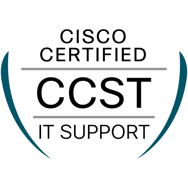 CCST IT Support certification badge
